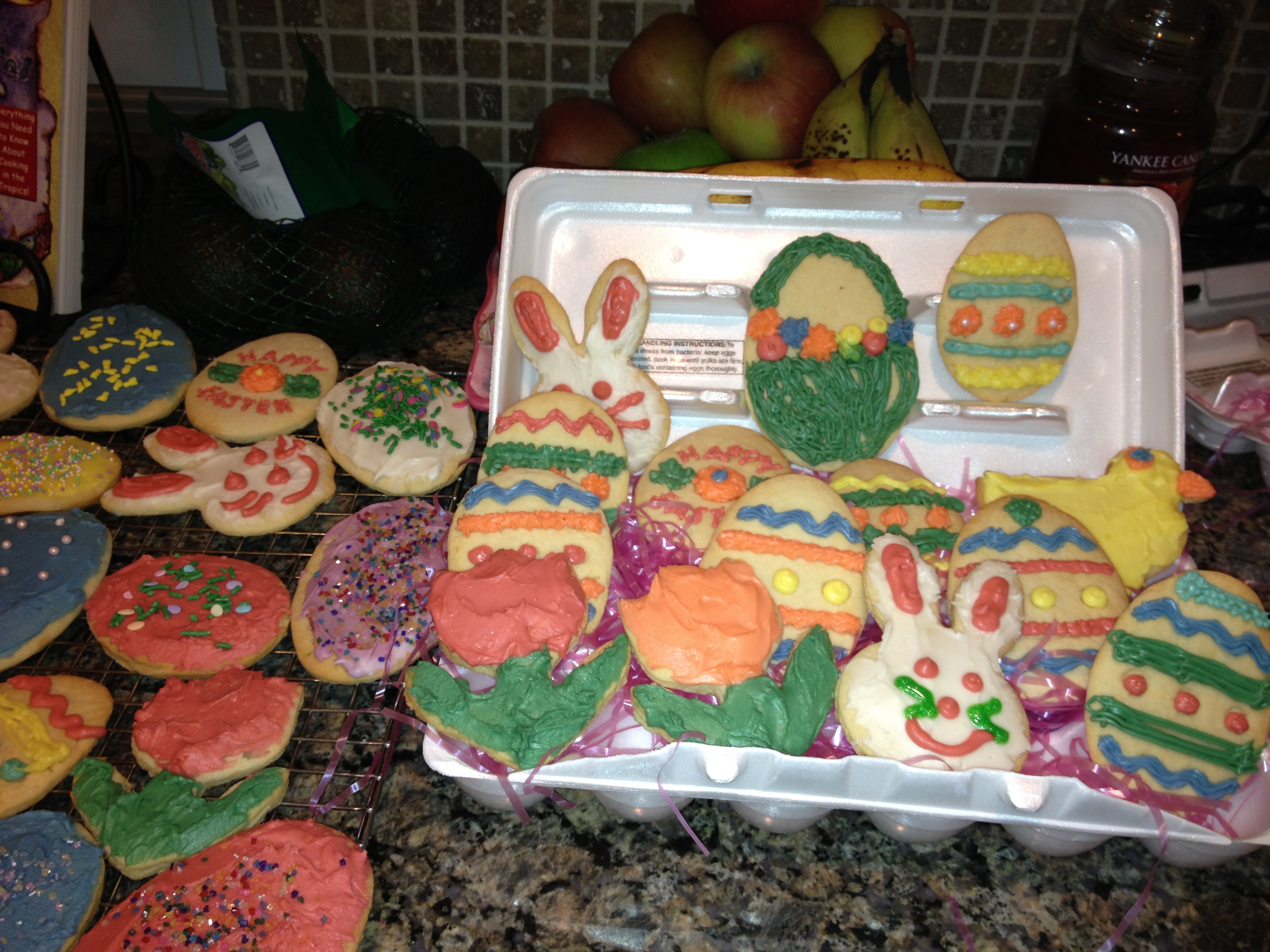 Frosted Rolled Sugar Cookies – Easter