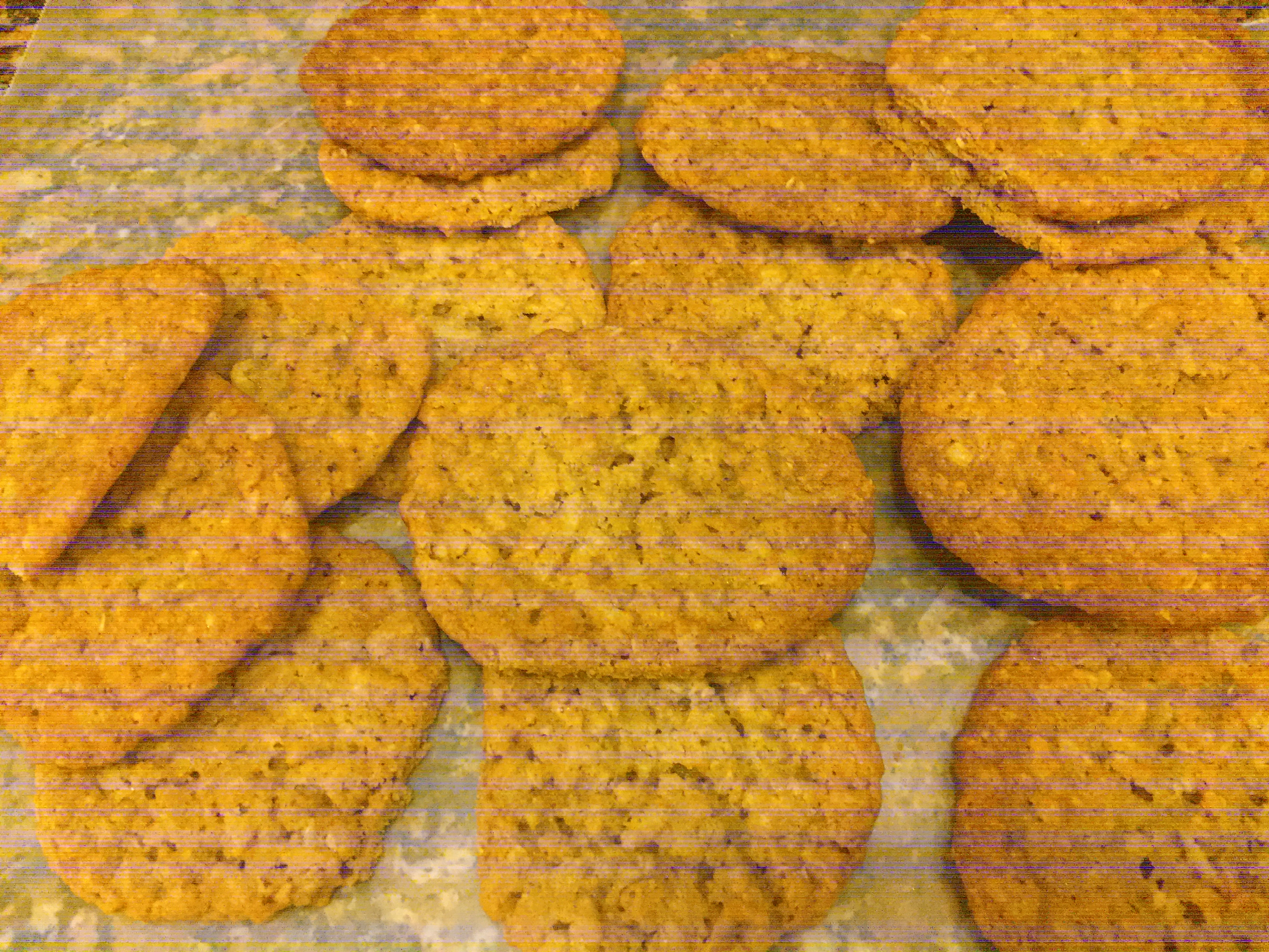Crunchy Coconut Oatmeal Cookies