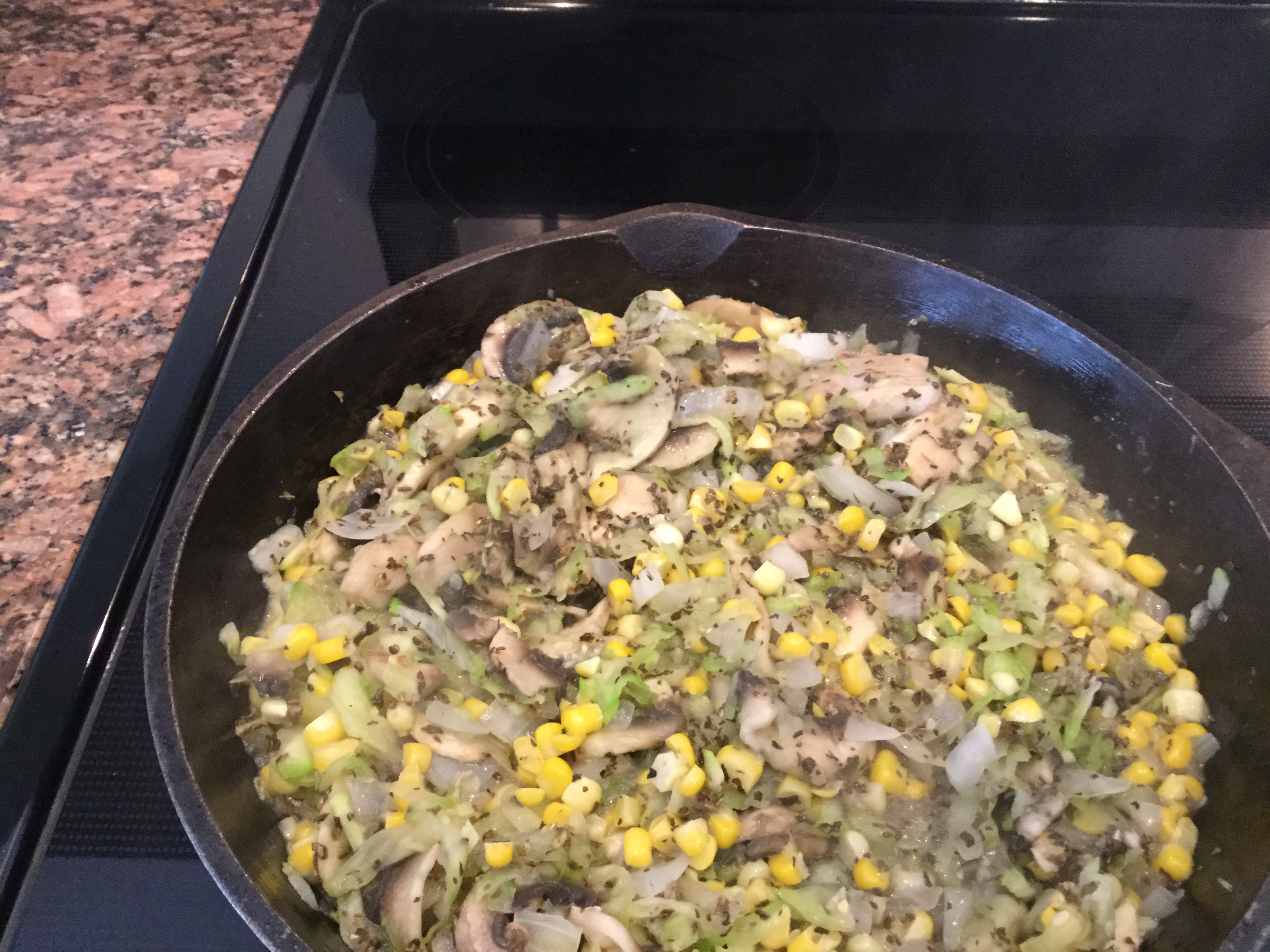 Veggies cooking