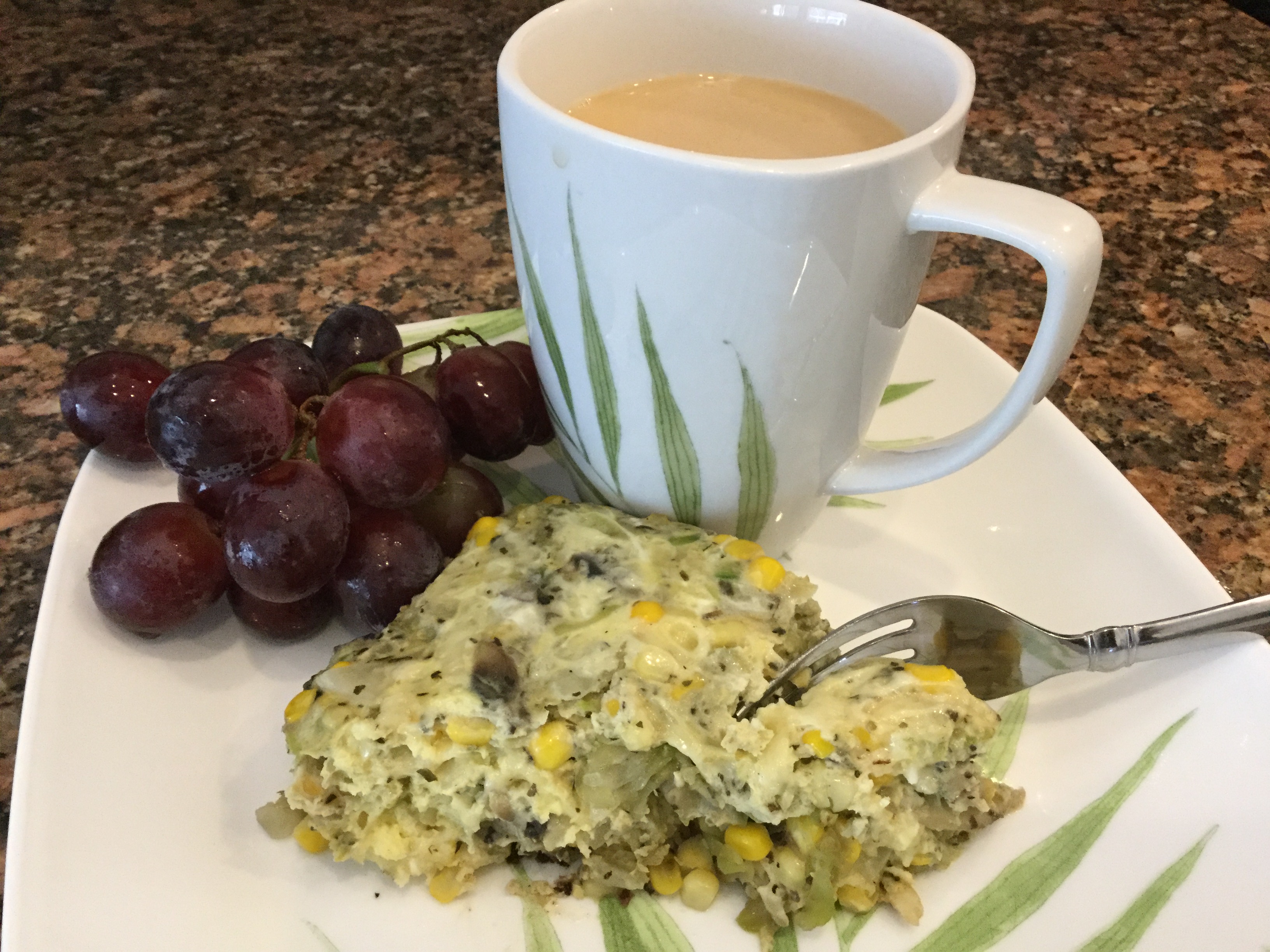 Zucchini and Sweet Corn Frittata