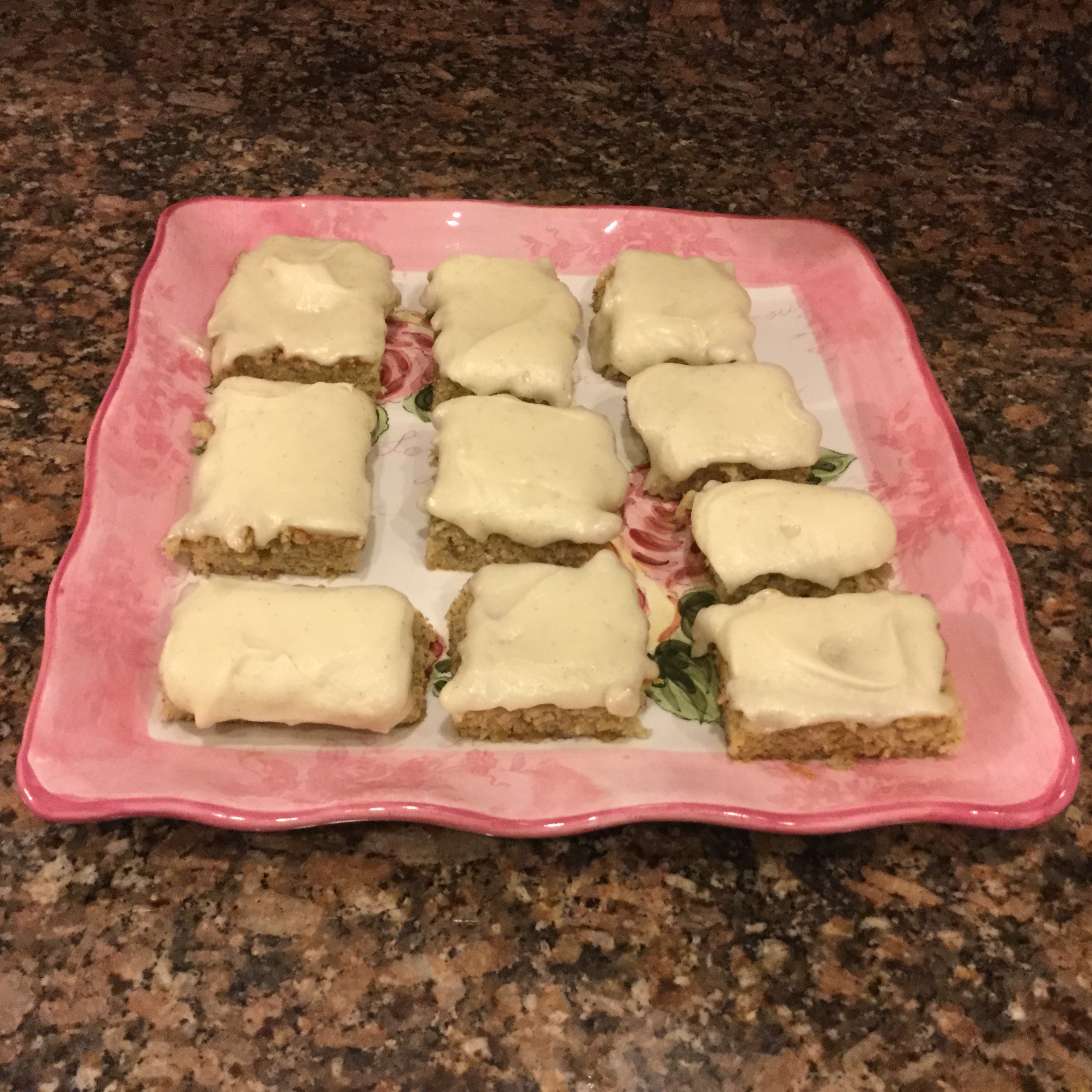 ?Banana Fana. . . ?. . .  Frosted Banana Bars
