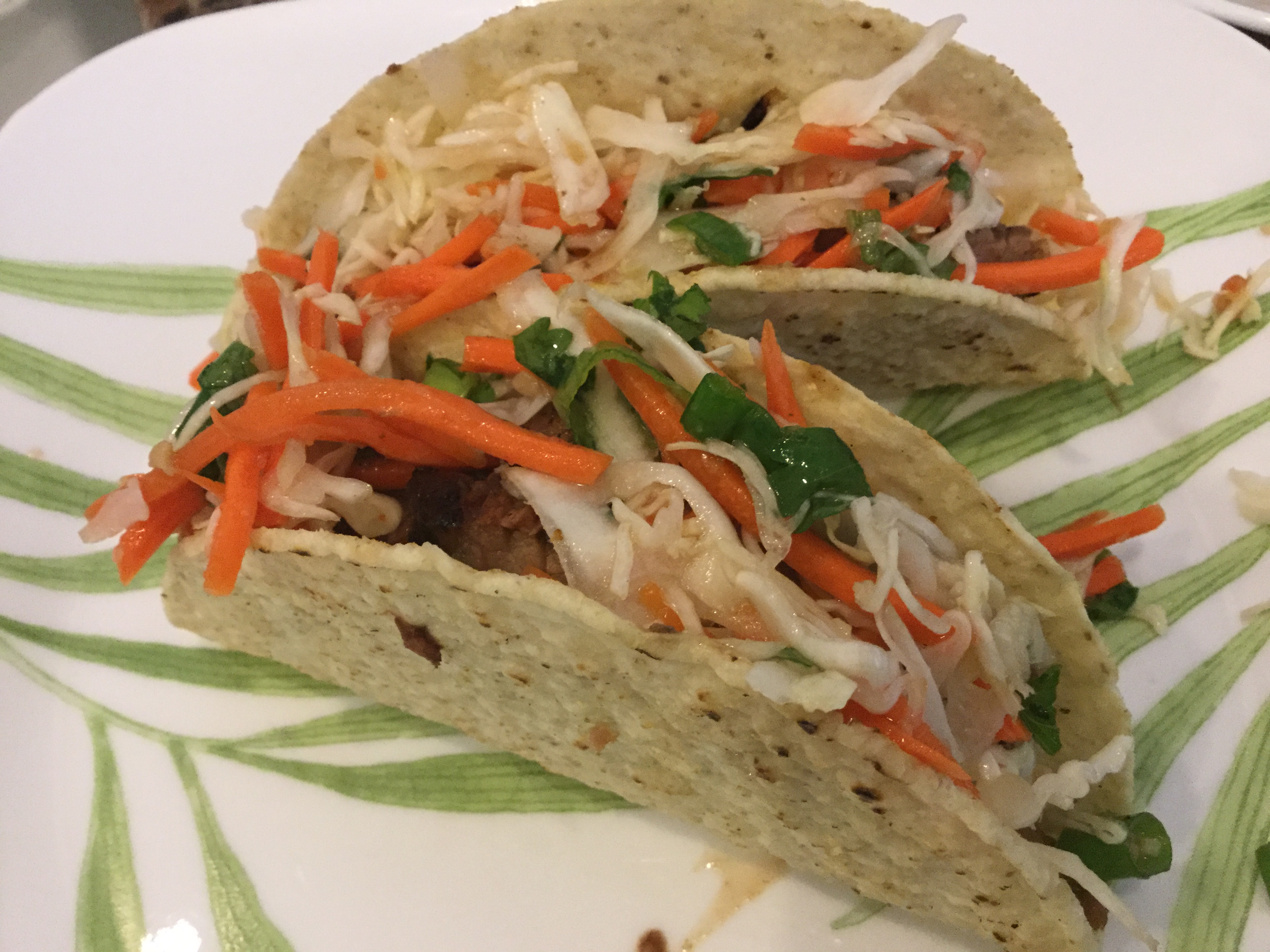 Thai Beef Tacos with Lime-Cilantro Slaw
