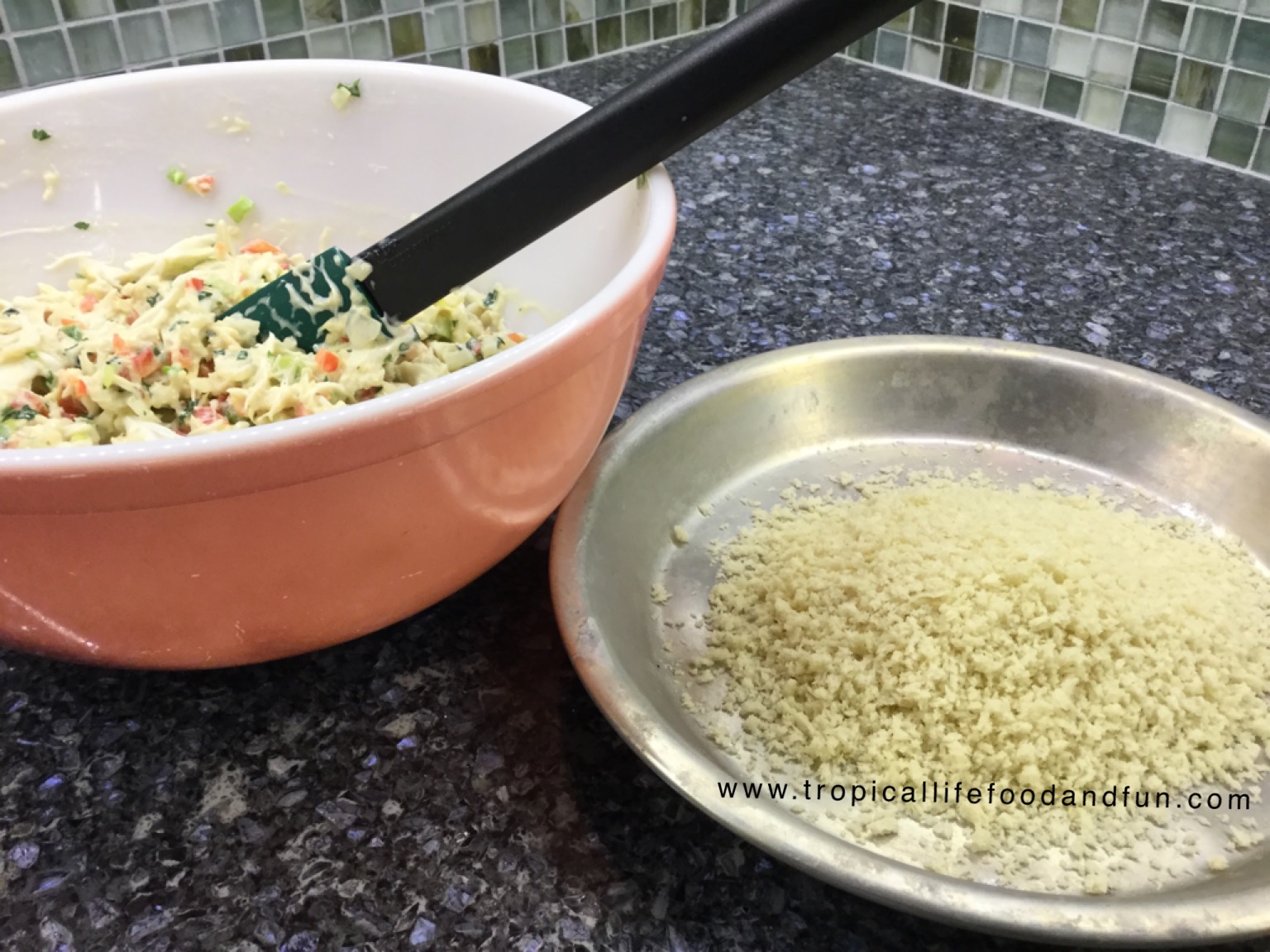 Crab Cakes and Panko Crumbs
